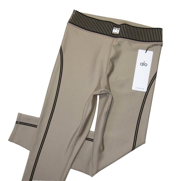 NWT Alo Yoga Airlift High-Waist 7/8 Line Up Legging in Gravel M - Picture 2 of 8